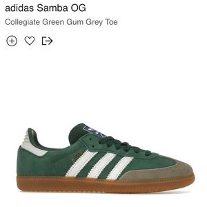 Green Adidas Sambas
